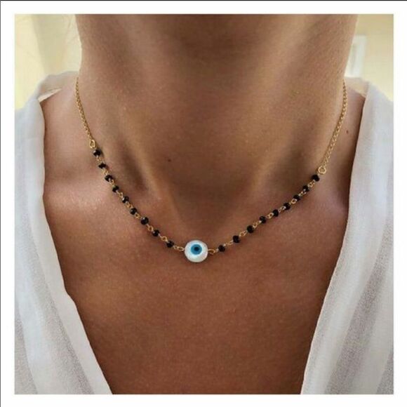 Fashion Jewelry Jewelry - Chocker 🧿 Nazar Acrylic Beads Zinc Alloy stunning